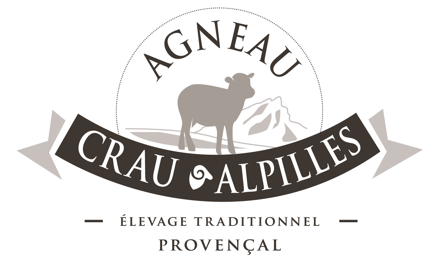 Agneau Crau & Alpilles — logo officiel