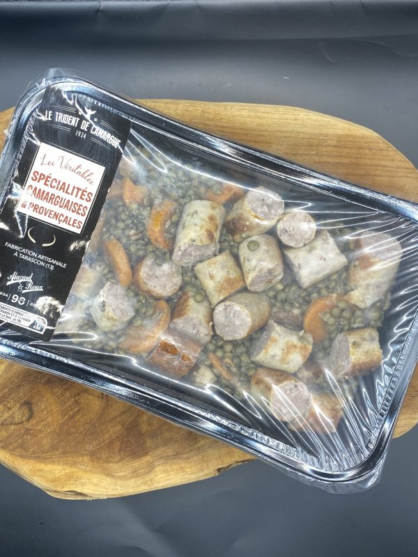 Lentilles saucisses cuisines