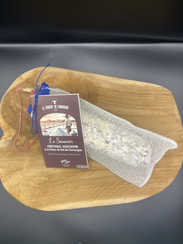 SAUCISSON PUR PORC A LA FLEUR DE SEL ENTIER EN ETUIS